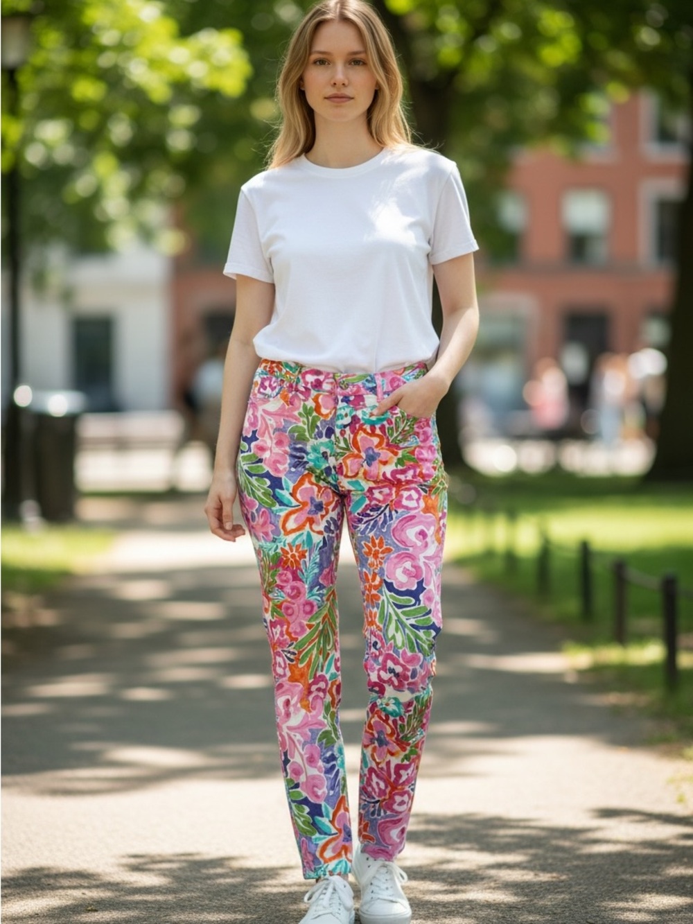 Ralph Lauren Floral Pants - Picture 3 of 7